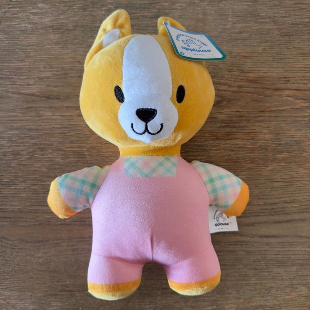 NWT Applause Jazwares Pastel baby puppy plush toy‎